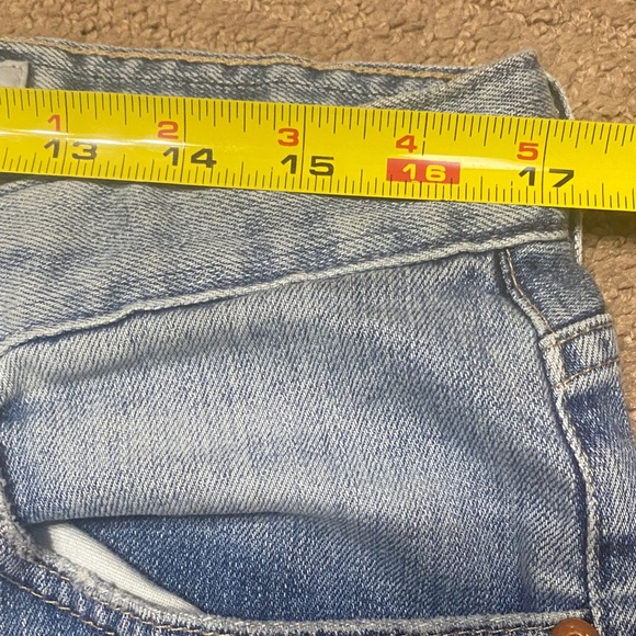 AG Adriano Goldschmied  Slouchy Slim 32R Relaxed Denim Jeans - Light Blue - Picture 10 of 15